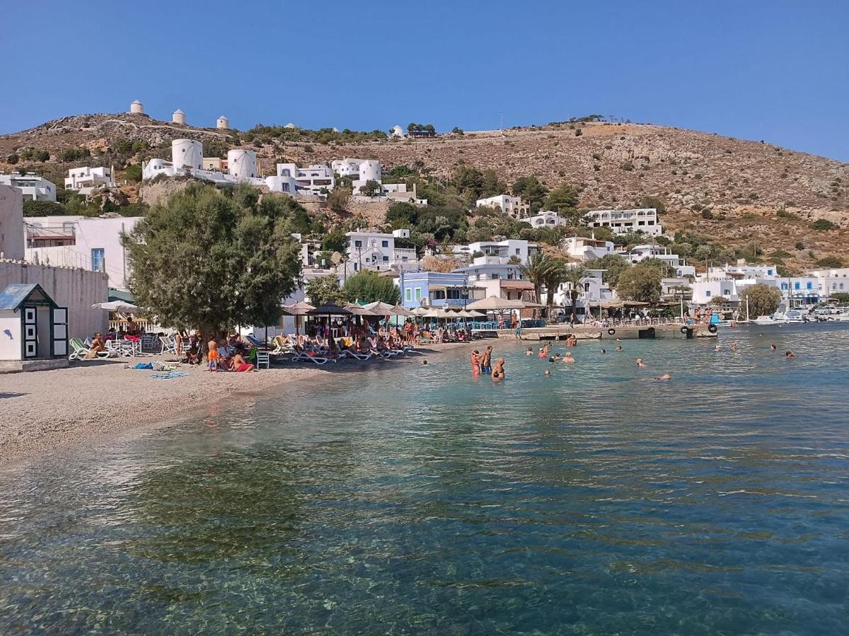 Ferienwohnung Ονειρόπετρα Λέρος~Oneiropetra Leros Panteli Exterior foto